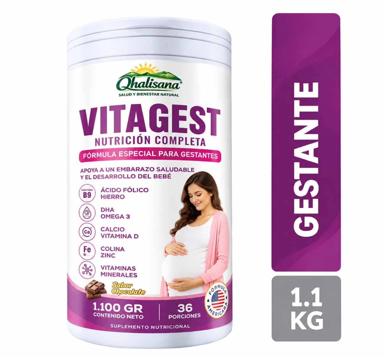 VITAGEST 1.100 g-chocolate VITAGEST 1.100 g Chocolate - Imagen 1