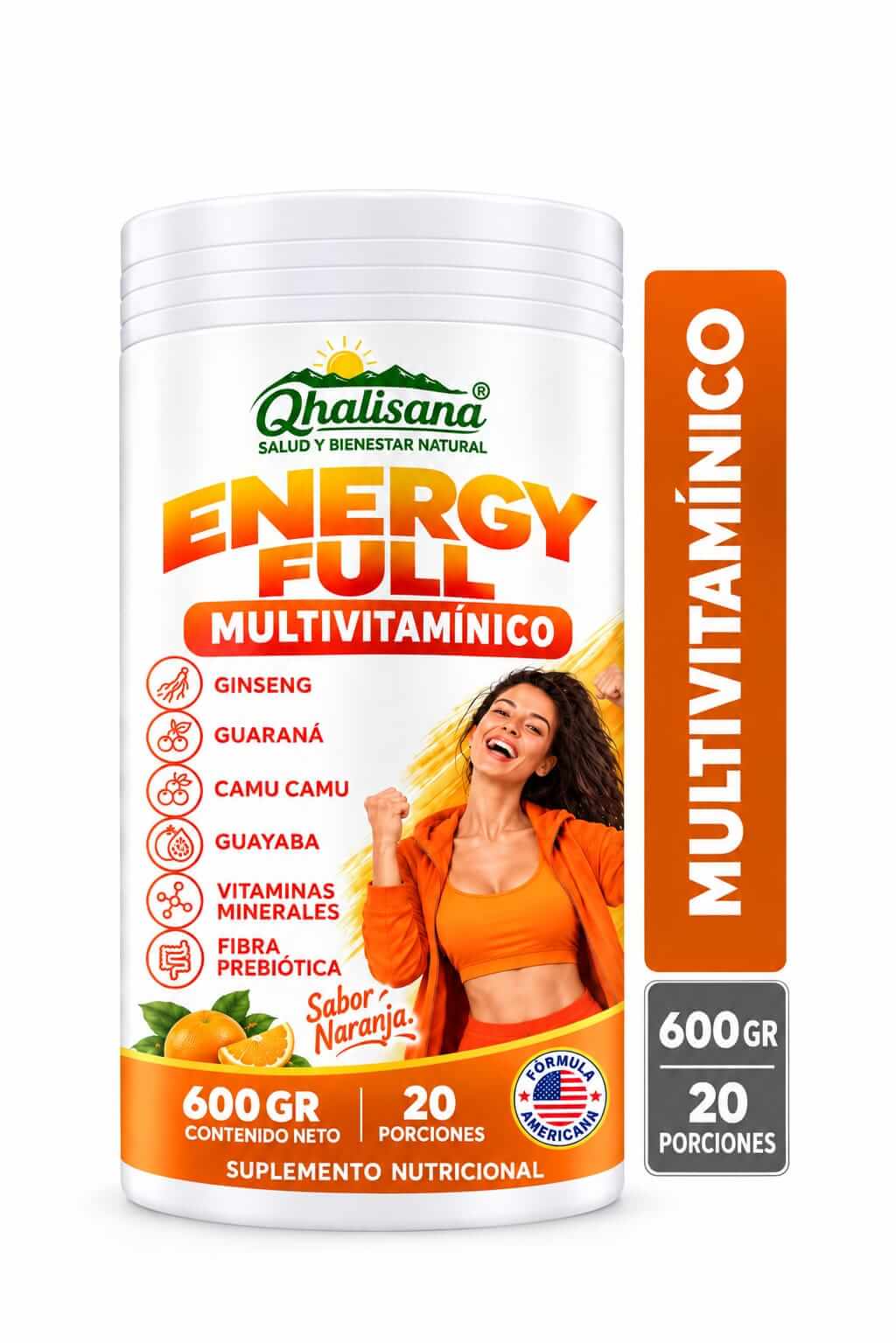 ENERGY FULL 600 g Naranja ENERGY FULL 600 g Naranja - Imagen 1