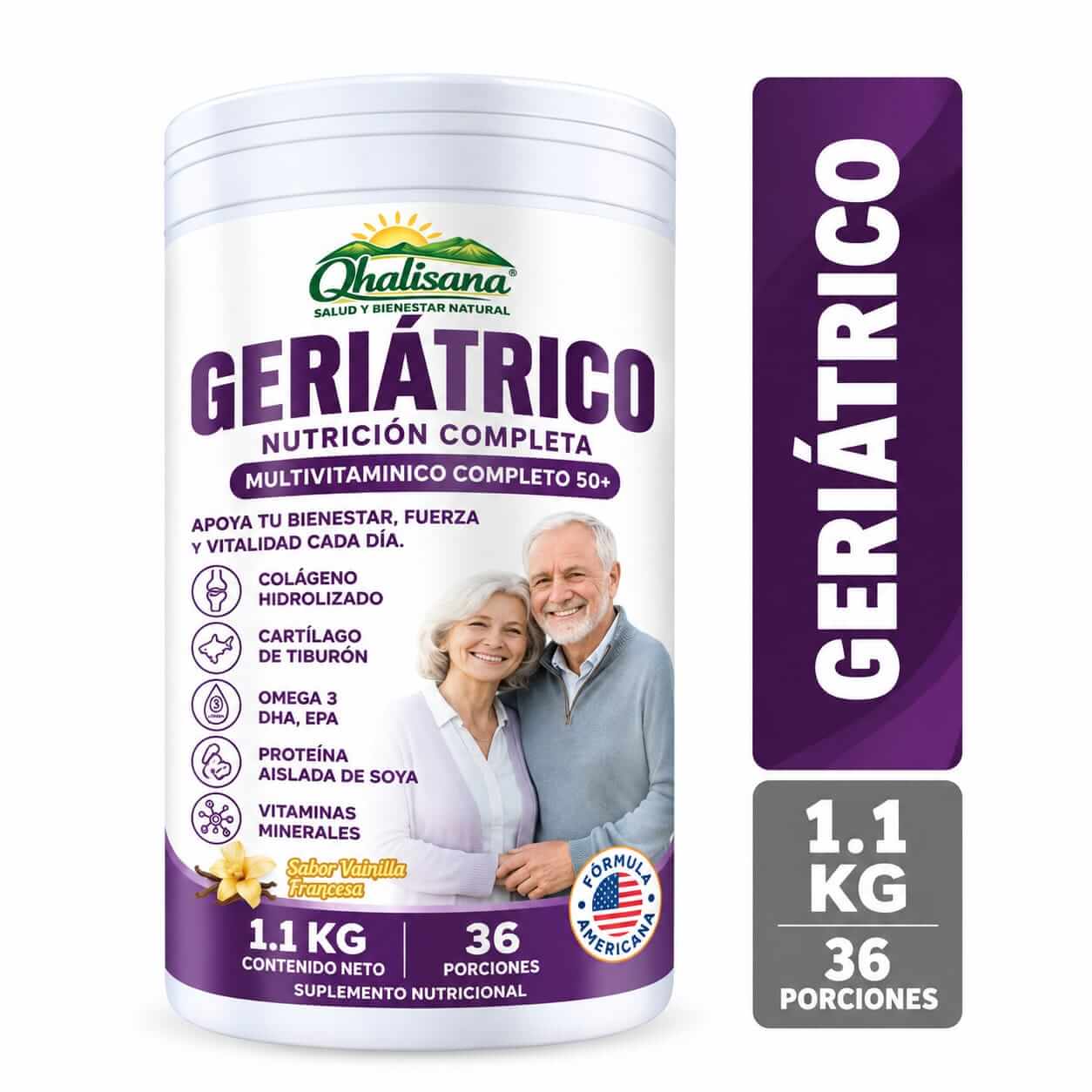 GERIAFORT 1.100 g Vainilla Francesa GERIAFORT 1.100 g Vainilla Francesa - Imagen 1