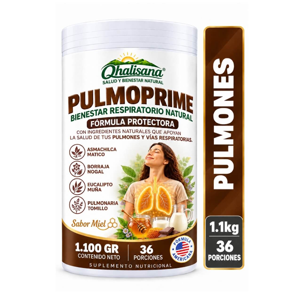 PULMOPRIME 1.100 g Miel PULMOPRIME 1.100 g Miel - Imagen 1
