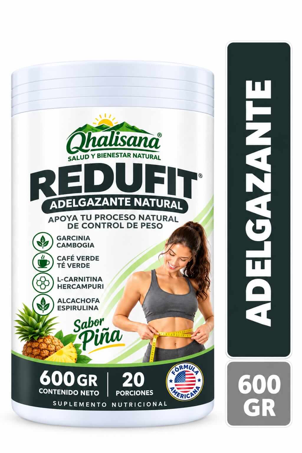 REDUFIT 600 g Piña REDUFIT 600 g Piña - Imagen 1