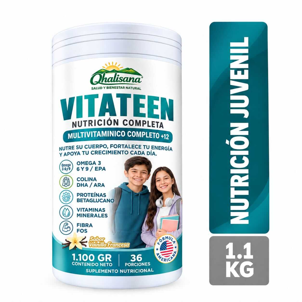 VITATEEN 1.100 g-vainilla VITATEEN 1.100 g Vainilla Francesa - Imagen 1